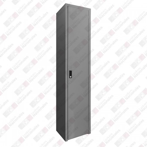 Gabinete Metálico Multiusos 5 Entrepaños 1 Puerta Gris